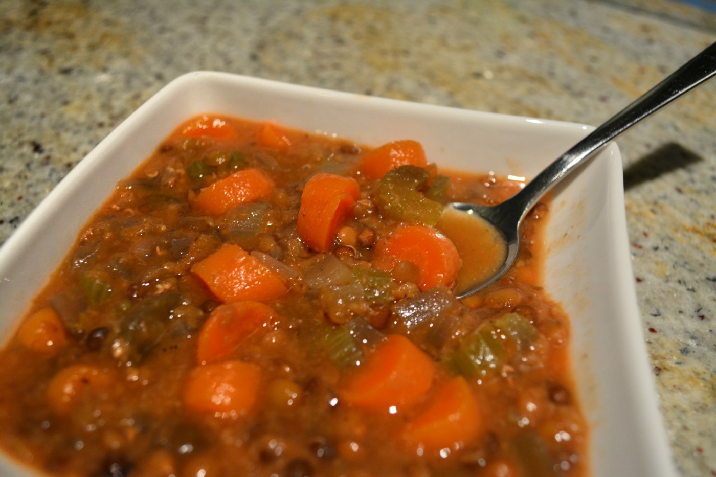 Fakkes: Gia Gia's Greek Lentil Soup slowcooker remix